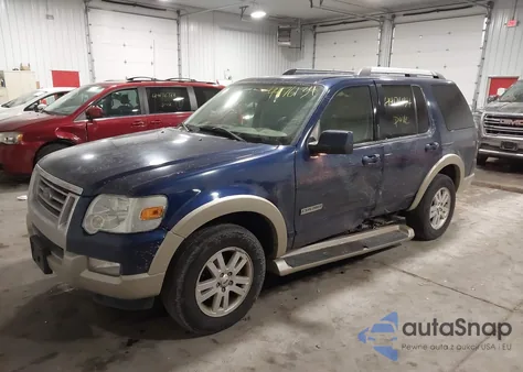 2007 Ford Explorer Eddie Bauer from USA, damaged, VIN 1FMEU74E97UB78612